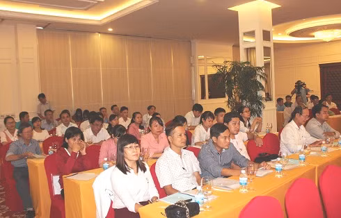 Quang cảnh tại lớp tập huấn