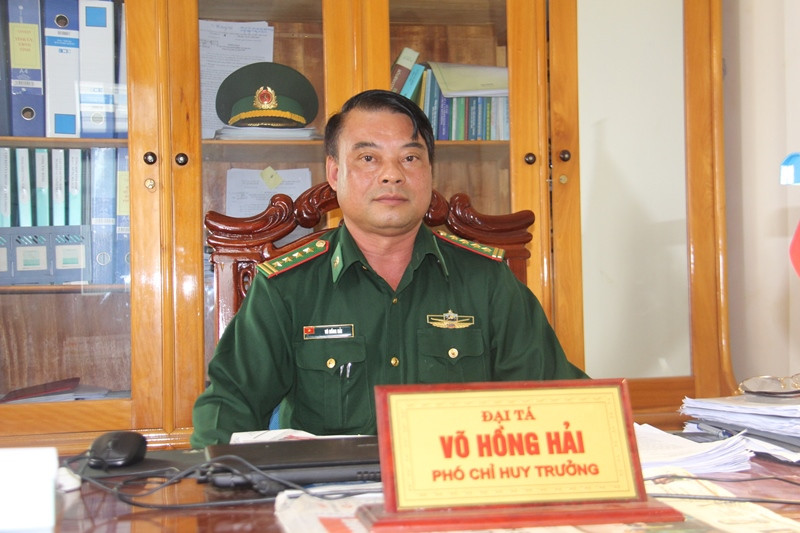 Đại tá Võ Hồng Hải, Phó chỉ huy trưởng Bộ đội biên phòng Hà Tĩnh.