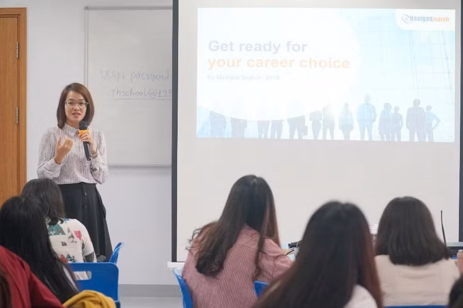 Bà Ma Thị Hiền, Trưởng phòng Tư vấn tuyển dụng, Navigos Search mang đến cho DynaGeners những thông tin về xu hướng thị trường lao động