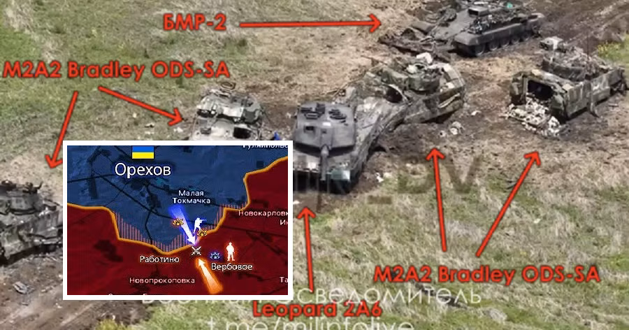 9 lữ đoàn NATO, 1000 xe bọc thép vẫn thất bại ở Zaporozhye