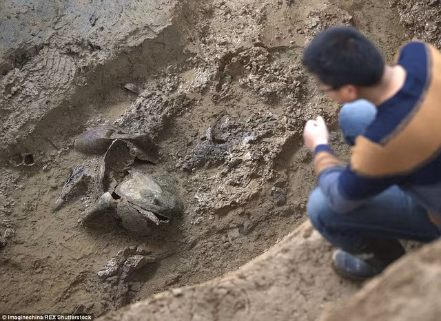  Khu mộ của một tộc người thiểu số có tên Rong 