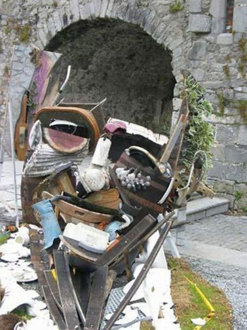 Choáng với sự sáng tạo vô biên của con người ảnh 7 Nghệ thuật sắp đặt ấn tượng.