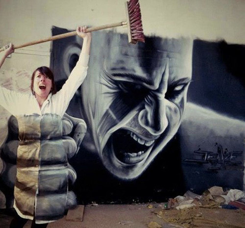 Choáng với sự sáng tạo vô biên của con người ảnh 3 Tranh 3D chân thực.