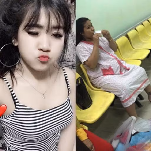 Chấp nhận đánh đổi nhan sắc để nuôi dưỡng một sinh linh bé bỏng đang dần lớn lên trong cơ thể mình.