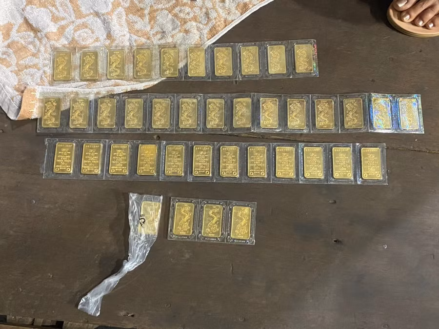 Tang vật công an thu được.