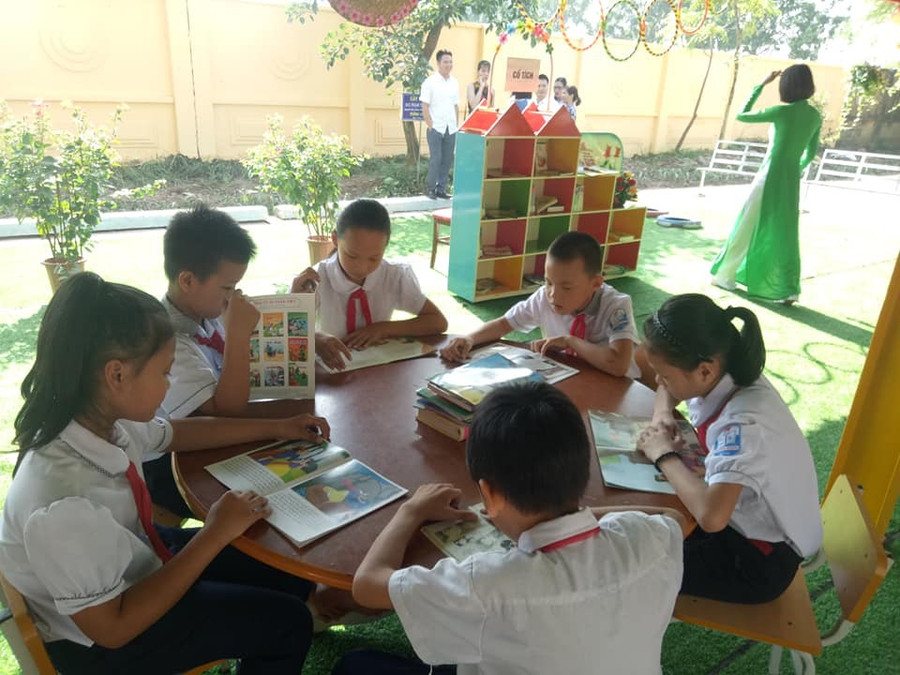 Nơi các em học sinh được đọc sách