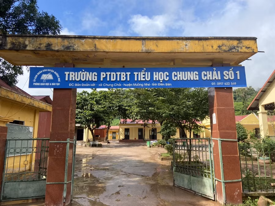 Điểm trường trung tâm.