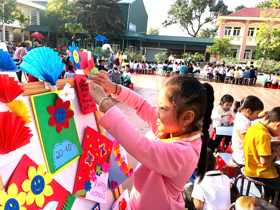 Các hoạt động ngoại khóa được linh hoạt tổ chức với nội dung phong phú.