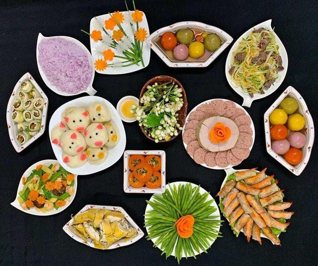 Gợi ý một số cách trang trí mâm cỗ Tết đẹp mê ly, ai cũng phục sát đất ảnh 16 goi y mot so cach trang tri mam co tet dep me ly ai cung phai than phuc sat dat - 18