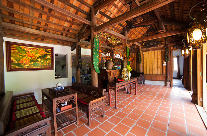 Gia chủ mang nhà cổ ngoài Bắc vào lắp ở Hội An ảnh 5 Gia chủ mang nhà cổ ngoài Bắc vào lắp ở Hội An