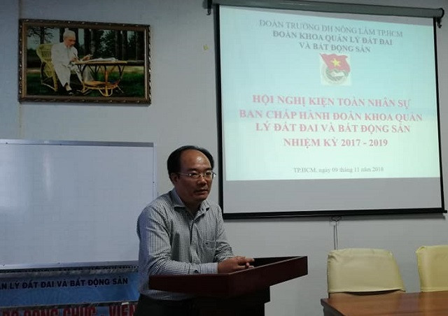Th.s Bùi Văn Hải-Khoa Quản lý đất đai và Bất động sản, Trường Đại học Nông Lâm TPHCM