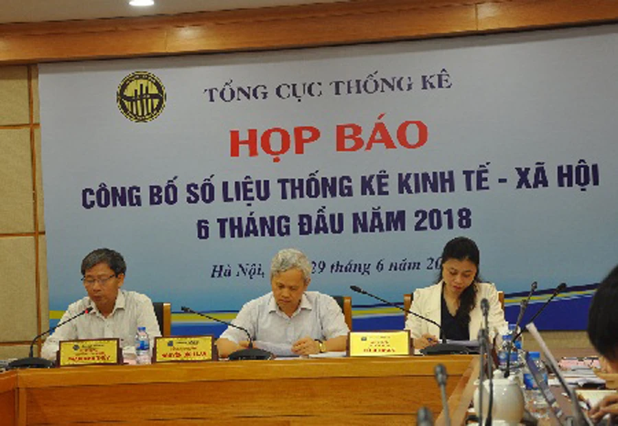 GDP 6 tháng đầu năm 2018 ước tính tăng 7,08%