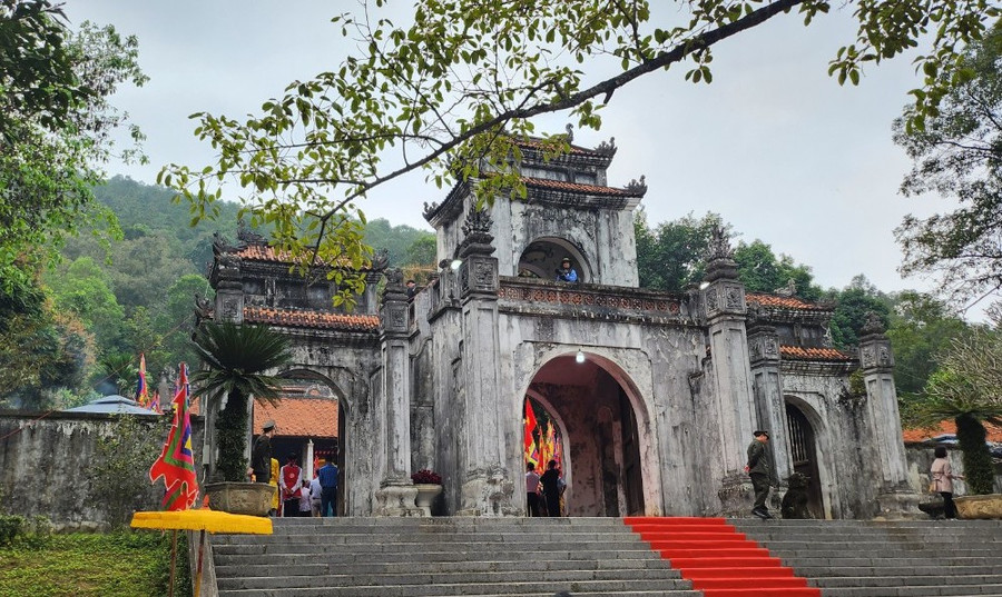 Năm 2014, di tích lịch sử kiến trúc nghệ thuật Khu di tích Bà Triệu được Thủ tướng quyết định xếp hạng là Di tích Quốc gia đặc biệt. (Ảnh: NT).