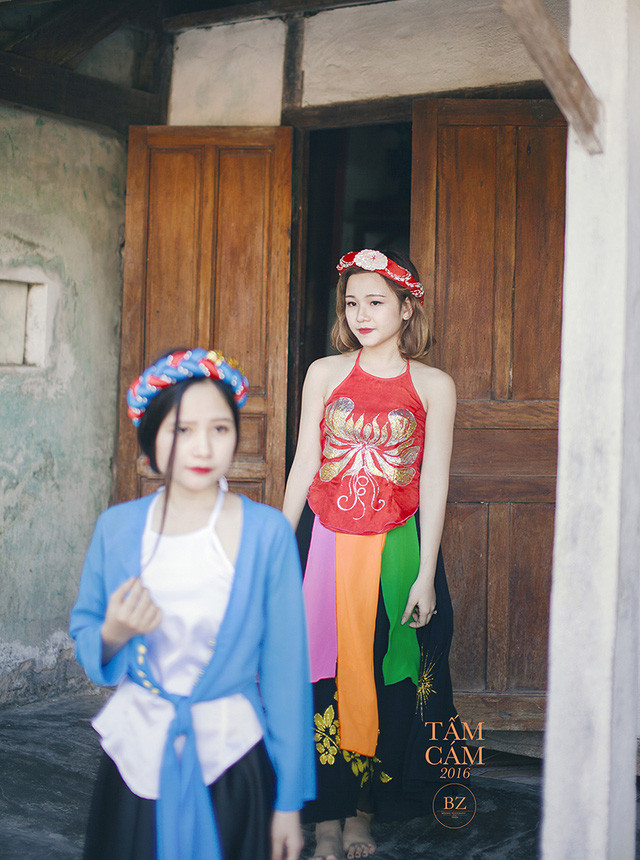 Cặp chị em ruột cosplay “Tấm Cám chuyện chưa kể“ ảnh 7 Linh và Huyền sinh ra và lớn lên tại Kỳ Anh - Hà Tĩnh.