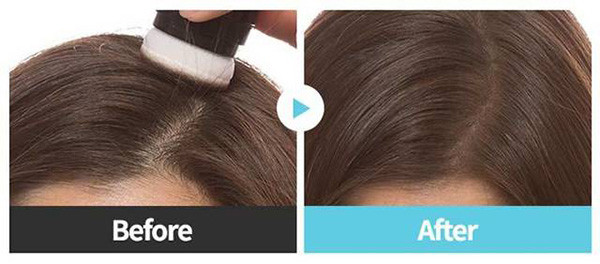 3. Phấn phủ cho tóc thưa: Đây là sản phẩm che giấu nhược điểm tóc thưa lộ da đầu kém thẩm mỹ. Các loại phấn phủ, kem nền cho da đầu có tông màu nâu, đen tiệp với từng màu tóc, đem lại hiệu ứng thị giác tóc dày và mọc đều. 10-phat-minh-doc-dao-giup-viec-lam-dep-toc-de-hon-bao-gio-het-2