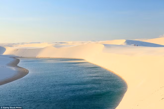 Kỳ diệu cảnh sa mạc biến thành hàng ngàn hồ nước xanh biếc đẹp như tiên cảnh - Ảnh 5.