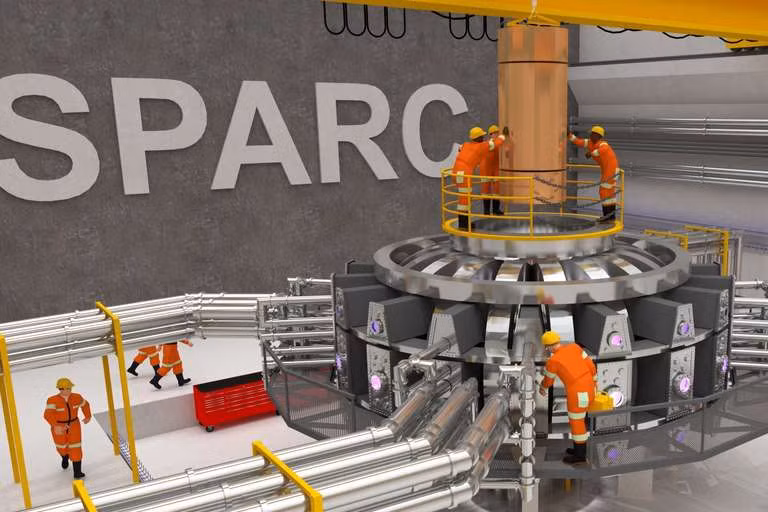 Bên trong phòng thí nghiệm tokamak cao cấp của SPARC, nơi sẽ tạo ra plasma tổng hợp đầu tiên để đạt được năng lượng thuần