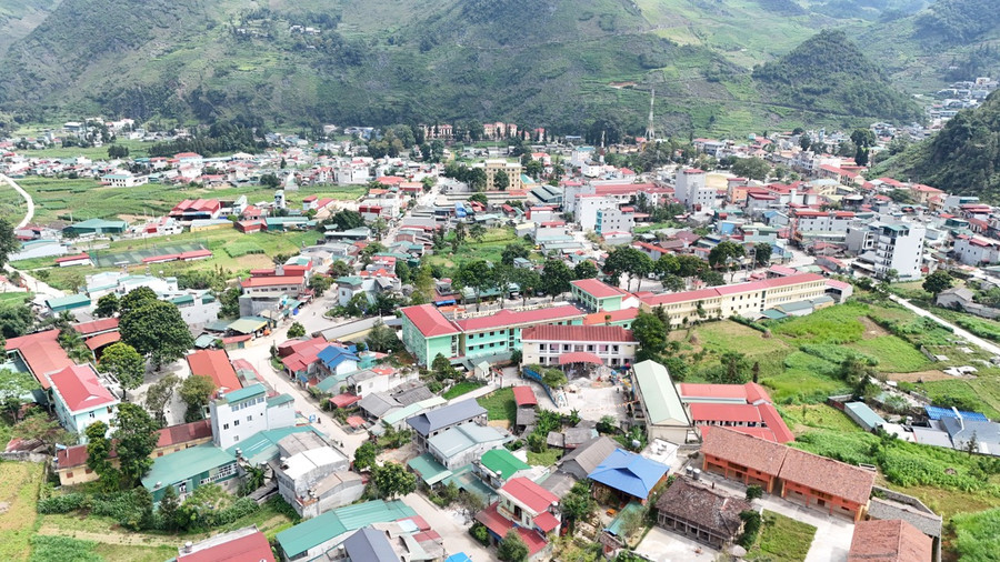 Quang cảnh thị trấn Mèo Vào - Hà Giang