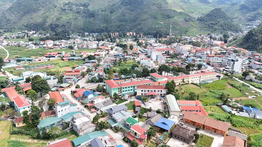 Quang cảnh thị trấn Mèo Vào - Hà Giang