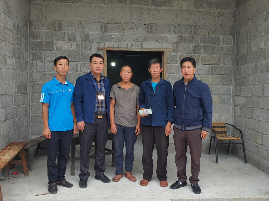 Căn nhà mới của hộ gia đình ông Giàng Xìa Cơ, thôn Sảng Pả B, thị trấn Mèo Vạc.