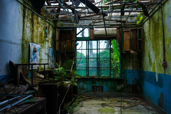 Lạnh người ghé thăm bệnh viện bỏ hoang ở Đài Bắc ảnh 3 Bệnh viện điều trị phong cùi bỏ hoang ở Đài Bắc