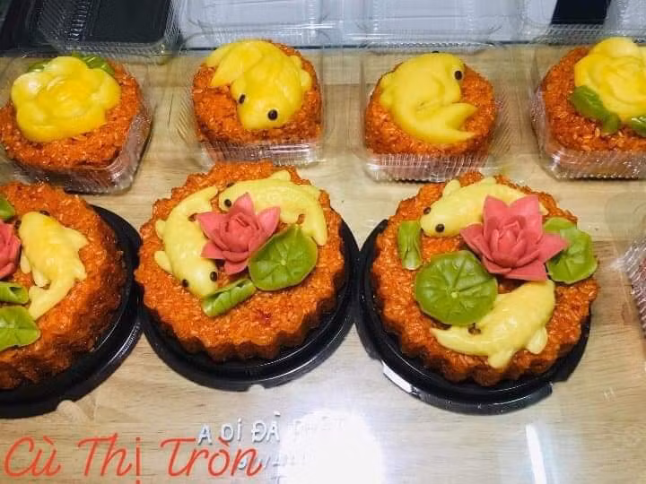 Phát sốt món xôi hoa đậu ngày Tết cổ truyền của bà mẹ đảm ảnh 12