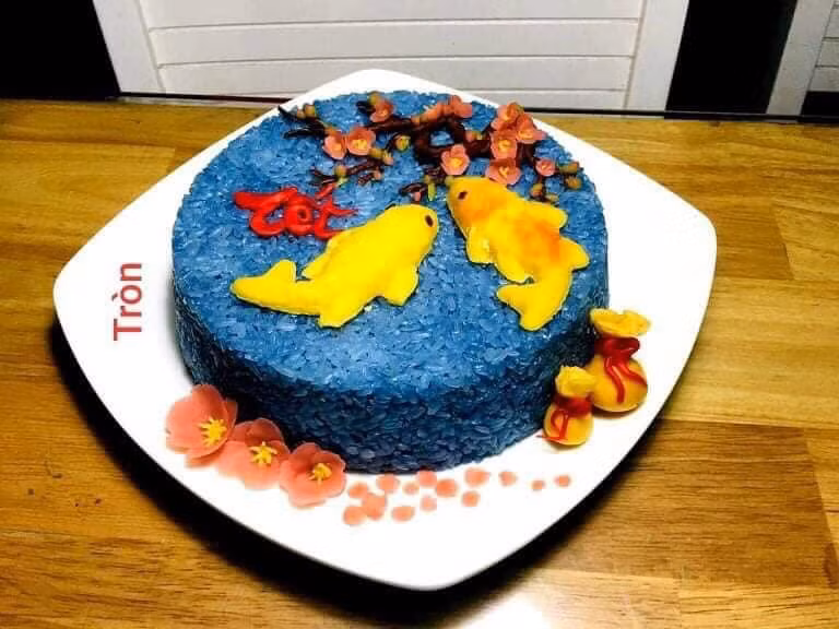 Phát sốt món xôi hoa đậu ngày Tết cổ truyền của bà mẹ đảm ảnh 3