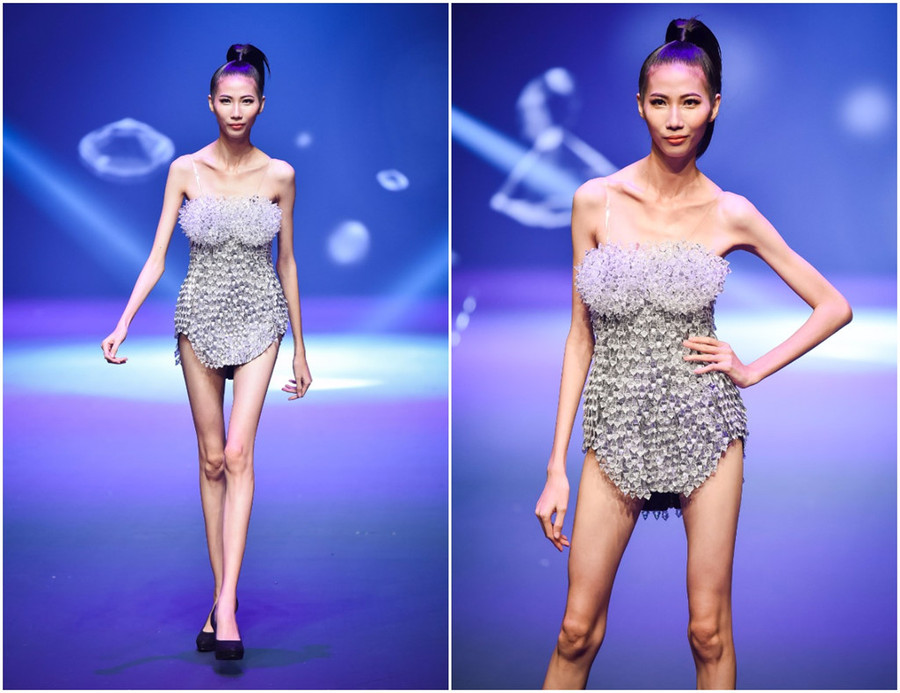 Hết thời gầy như zombie, Cao Ngân tái xuất với thần thái khó ai bì kịp ảnh 8 Hết thời gầy như zombie, Cao Ngân tái xuất với thần thái khó ai bì kịp khi catwalk ở VNTM 2019-9