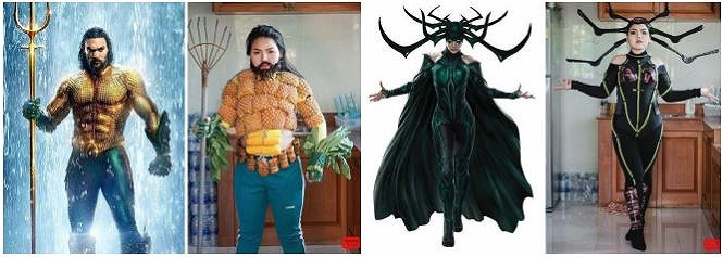 Chết cười những màn "cosplay" cây nhà lá vườn ảnh 7 Cười lăn với những màn