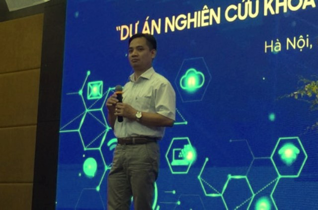 Đại diện các dự án, TS.Ngô Tất Trung - Viện nghiên cứu khoa học Y Dược Lâm sàng 108, Bệnh viện Trung ương Quân đội 108 chia sẻ tại lễ ký kết. Đại diện các dự án, TS.Ngô Tất Trung - Viện nghiên cứu khoa học Y Dược Lâm sàng 108, Bệnh viện Trung ương Quân đội 108 chia sẻ tại lễ ký kết.