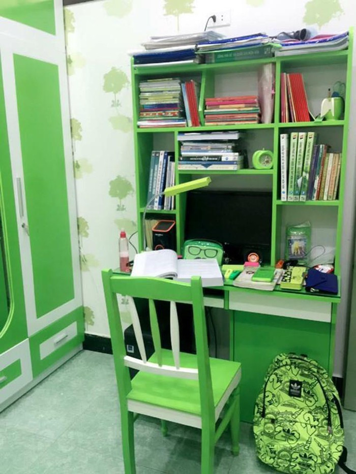 "Gia tài 10 năm" của nữ sinh trường Y dược "cuồng" màu xanh lá ảnh 2 "Gia tài 10 năm" của nữ sinh trường Y dược "cuồng" màu xanh lá ảnh 2