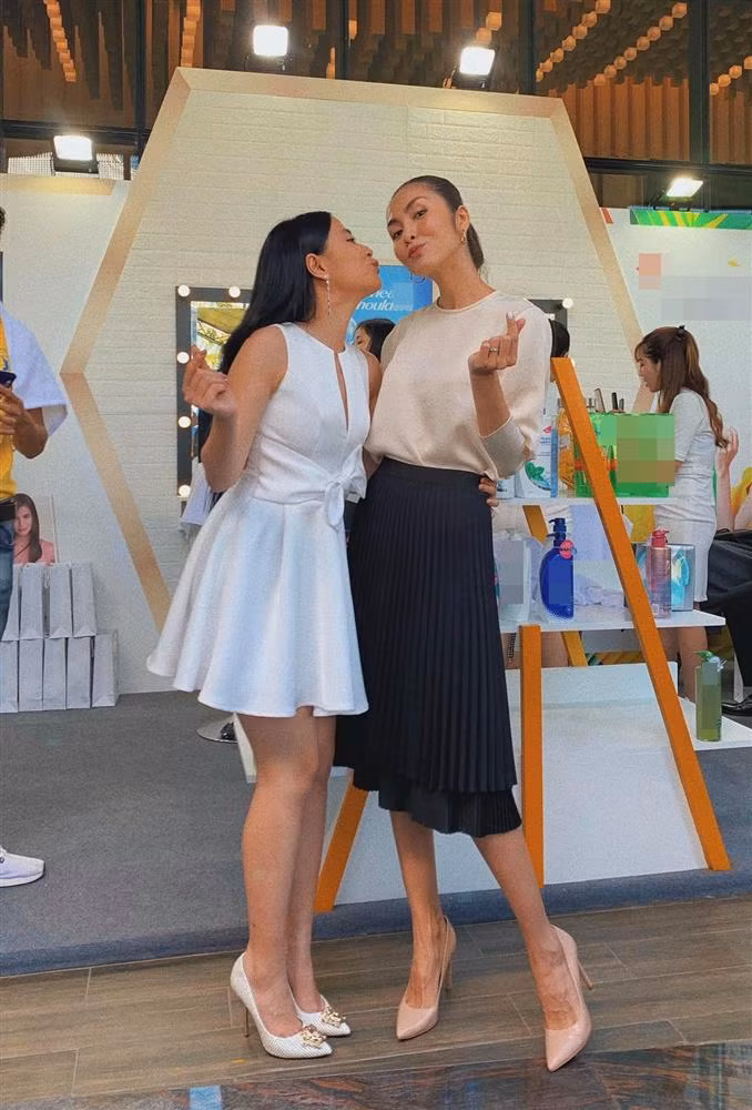 Nổi tiếng xinh đẹp, ai ngờ Hoàng Thùy Linh phải chịu cảnh lép vế khi đứng cạnh gái hai con Tăng Thanh Hà-4