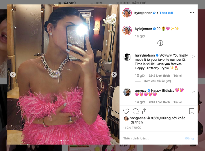 Tiệc sinh nhật phủ kim cương của nữ tỉ phú Kylie Jenner ảnh 1 Tiệc sinh nhật phủ kim cương của nữ tỉ phú Kylie Jenner - ảnh 1