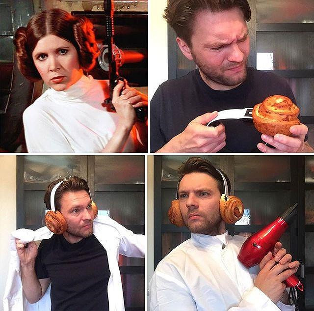 Chết cười những màn "cosplay" cây nhà lá vườn ảnh 4 Cười lăn với những màn