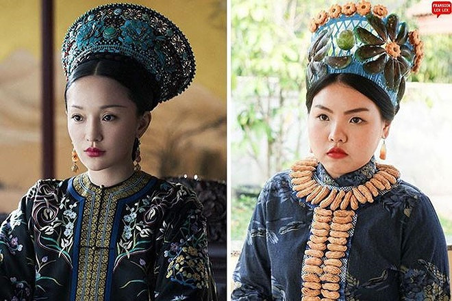 Chết cười những màn "cosplay" cây nhà lá vườn ảnh 6 Cười lăn với những màn
