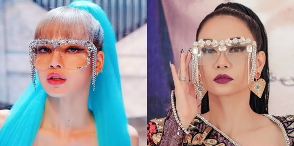 Chiếc kính trong Diva của Thu Minh chính là "hàng nhái" từ chiếc kính của Lisa trong Kill This Love.