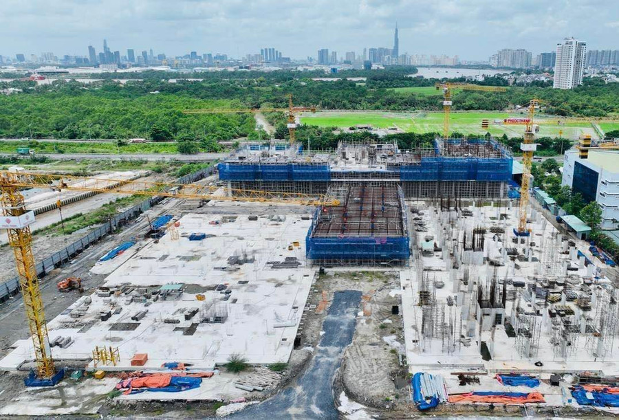 Một dự án nhà ở xã hội tại TP Thủ Đức đang trong quá trình xây dựng. Ảnh: Quang Duy Một dự án nhà ở xã hội tại TP Thủ Đức đang trong quá trình xây dựng. Ảnh: Quang Duy