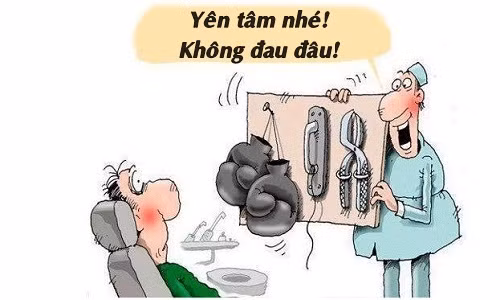 Cậu bé bất bình vì nha sĩ nói dối