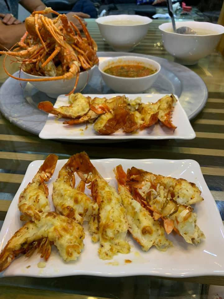 giai cuu tom hum xanh, chi em no nuc lam mon pho mai nuong hai san ngon da doi - 5