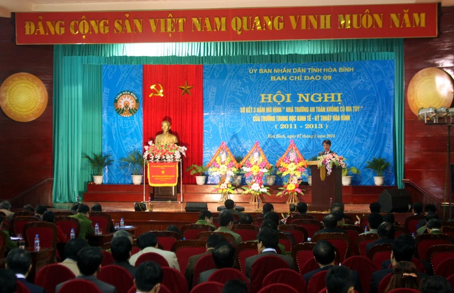 Hội nghị sơ kết 3 năm mô hình “Nhà trường an toàn không có ma túy”