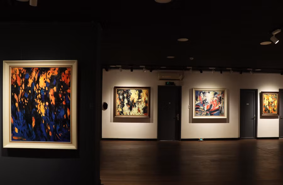 Không gian triển lãm “Nhạc khúc”.