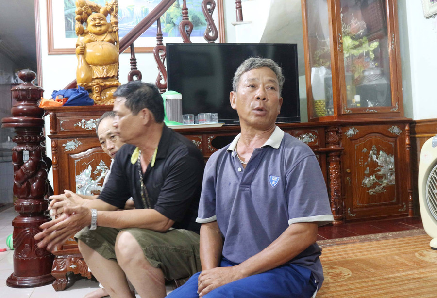 Ông Đinh Trọng Dũng, 1 thuyền viên sống sót trở về Ông Đinh Trọng Dũng, 1 thuyền viên sống sót trở về