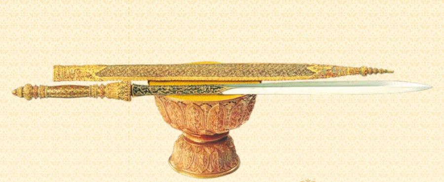 5 bảo vật Hoàng gia trong Lễ đăng quang của Vua Thái Lan ảnh 2 Chú thích ảnh