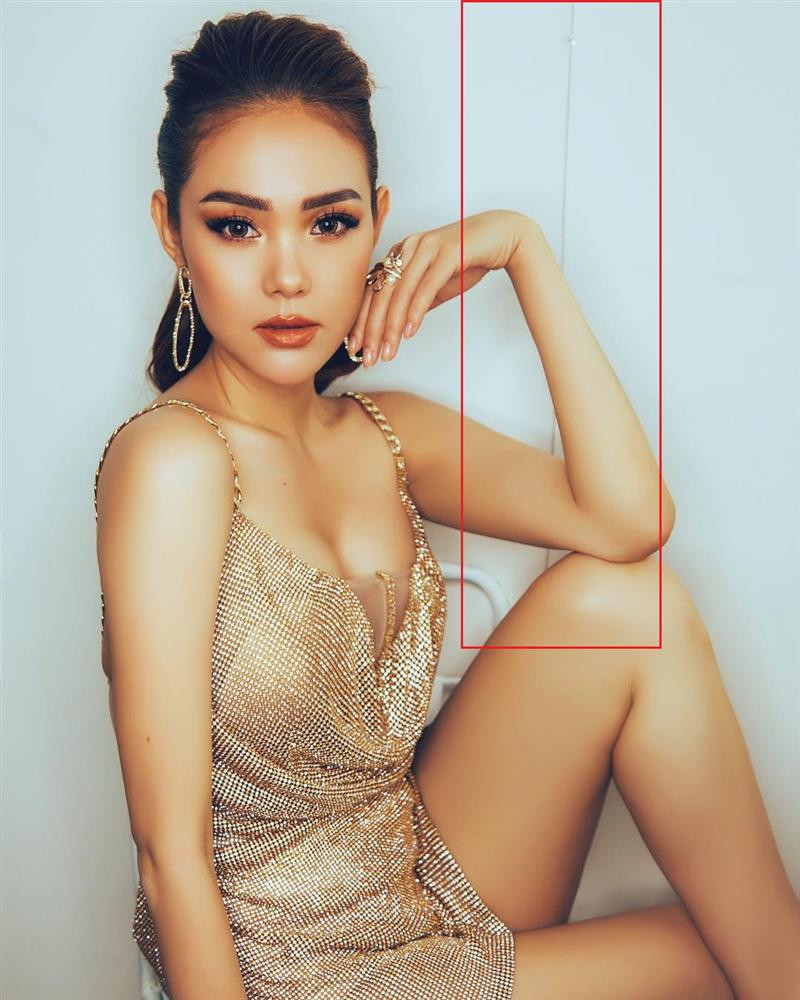 Photoshop bất chấp đúng sai, Minh Hằng bóp eo đến méo cả cửa sắt ảnh 5 Bóp eo đến méo cả cửa sắt, Minh Hằng bị đội quân mạng lao vào phanh phui photoshop bất chấp đúng sai-5