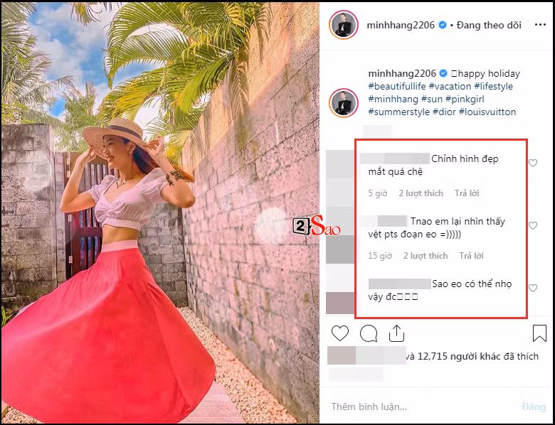 Bóp eo đến méo cả cửa sắt, Minh Hằng bị đội quân mạng lao vào phanh phui photoshop bất chấp đúng sai-3
