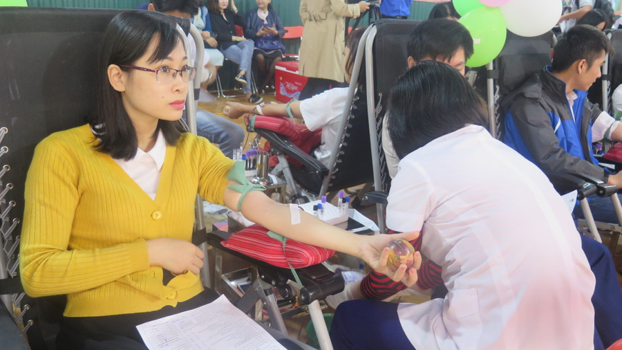 Đông đảo sinh viên các trường chuyên nghiệp trên địa bàn tỉnh Điện Biên tham gia