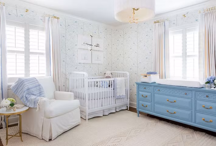 Những mẫu thiết kế phòng trẻ sơ sinh đủ khiến bạn choáng ngợp chẳng nói nên lời - Ảnh 1.