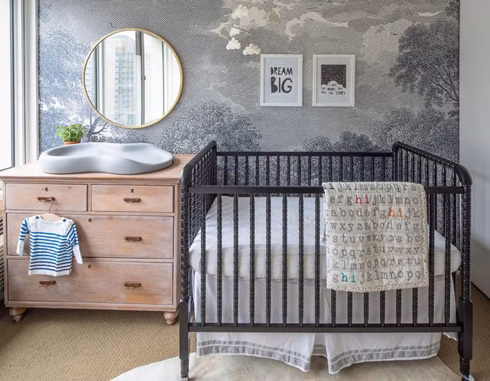 Những mẫu thiết kế phòng trẻ sơ sinh đủ khiến bạn choáng ngợp chẳng nói nên lời - Ảnh 3.