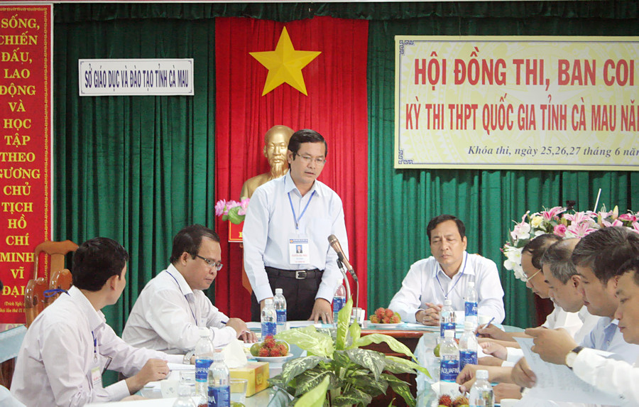 Thứ trưởng Nguyễn Văn Phúc làm việc với Ban Chỉ đạo thi tỉnh Cà Mau Thứ trưởng Nguyễn Văn Phúc làm việc với Ban Chỉ đạo thi tỉnh Cà Mau