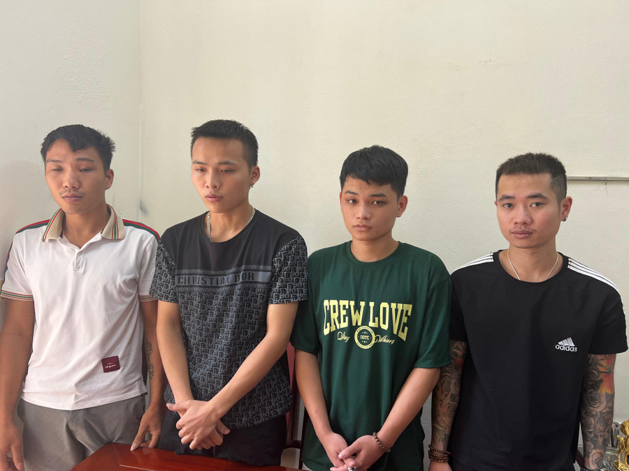 Các đồng phạm của Quỳnh bị bắt giữ. Các đồng phạm của Quỳnh bị bắt giữ.